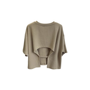 【Buy 1 Get 1】Basic Shirt Oversized Tshirt Clothes Woman Top Streetwear Round Neck Short Sleeve Plain Tropical CrewneckT-shirt