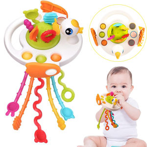 Baby Montessori Toys Textured Multi-Sensory Toys Busy Board Balls Food Grade Silicone Fine Motor Skills Travel Toys 6-18 Months Boys Girls