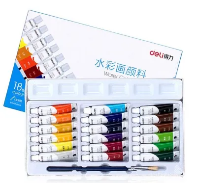 12/18/24 Colors DELI 5ml/12ml tube Gouache/watercolor/arcylic Paint set/Pigment for art supplies