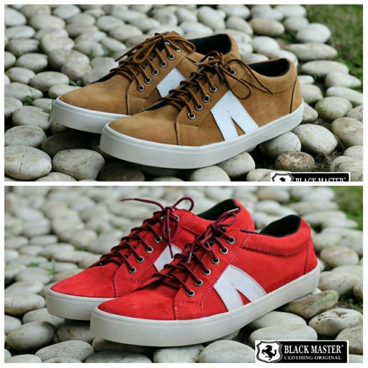 sepatu pria original handmade BLACK MASTER ARL LOW Lazada