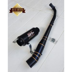 KNALPOT SC PROJECT CRT HITAM ALL BEBEK SUPRA REVO KARISMA SHOGUN JUPITER VEGA