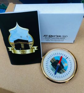 CUCI GUDNG MURAH Bahan Alumunium Kompas Compass Kiblat Penunjuk Arah Shalat Sholat Islam Al Kaabah