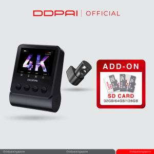 DDPAI Z50 4K 2160P Dash Cam GPS Front + Rear Cam IPS Monitor GPS Version Car Dashcam DVR Decoder