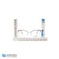 PERCY แว่นสายตาทรงCat-Eye B23108-C3  size 55 พร้อมคลิปออนกันแดด By ท็อปเจริญ. 