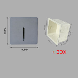 โคมไฟบันไดเซ็นเซอร์ตรวจจับการเคลื่อนไหวในโคมไฟติดผนัง3วัตต์สำหรับระเบียงขั้นบันไดห้องนอนไฟทางเดิน110V/220V ไฟติดผนัง