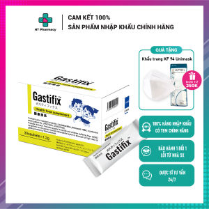 Gastifix men vi sinh hỗ trợ giảm acid dịch vị - Hộp 30 gói