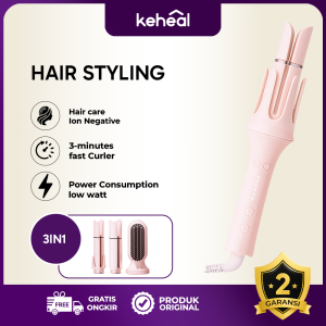 KEHEAL 3in1 Hair Styling Negative Ion Curler Straightener Automatic