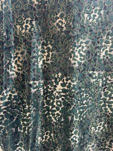 velvit matalic floral per yards ( 60 width)