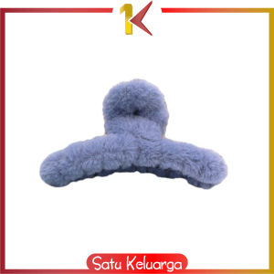 SK-C1055 Jedai Jepit Rambut Bulu Wanita Korea Jepitan Salon Warna Soft / Jedai Bulu Aksesoris Rambut