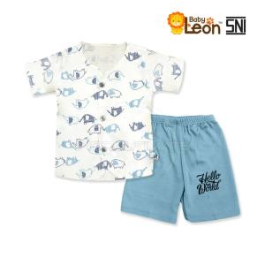 1 Pc [COD] Setelan Pendek Baju Celana Bayi SBJ-S11 Baju Setelan Pendek Baju Bayi Set Pakaian Bayi Baju Anak Pakaian Anak Kaos Anak