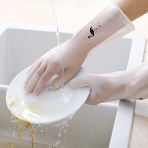 Găng tay cao su rửa chén làm việc nhà siêu dai siêu dài size M L