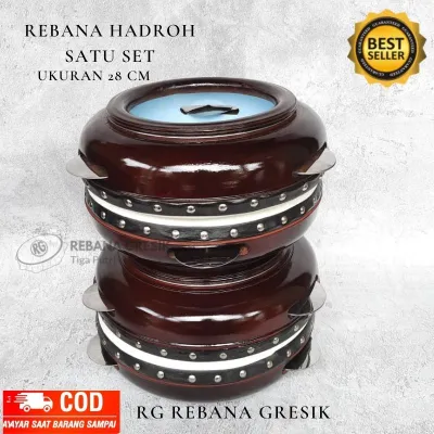 hadroh jepara terbang hadroh satu set ukuran 28 cm terbangan rebana hadroh jepara terbang hadroh terbang jepara hadroh murah banjari