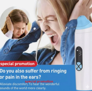 [SG Stock] Ear Pressure Relief Device | Eustachian Tube Unclogger for Flying Diving & Swimming | Rechargeable Ear Pressure Balancer | Relieve Ear Pain & Blockage