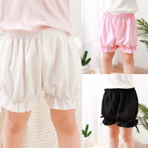 Quần mặc trong váy thoải mái Cô Gái Quần short quần lót Ruffle nở mùa hè lỏng quần short đồ lót chống phơi nhiễm quần an toàn