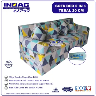Sofa Bed Inoac EON D23 Tebal 20 Cm Garansi 25 Tahun Tersedia Semua Ukuran