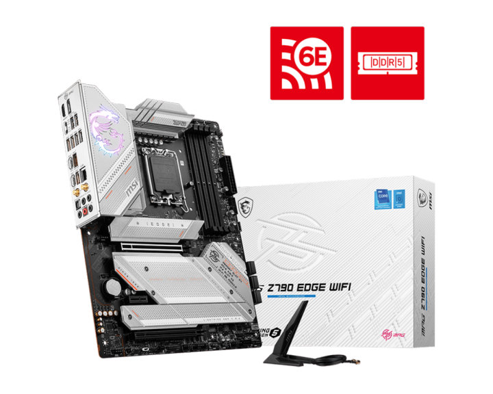 Mainboard (เมนบอร์ด) MSI MPG Z790 EDGE WIFI DDR5 Intel LGA1700 (Gen12-13) WARRANTY 3Y ขนาด ATX