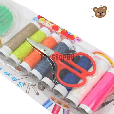 12 Benang Sewing Kit Set Perlengkapan Alat Jahit