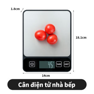 Cân Điện Tử Đa Năng AIODIY - Cân Tiểu Ly 0.01g Chống Nước IPX6 Màn LCD Thép Không Gỉ Nhà Bếp & PTN