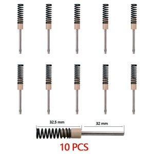 HPA 10ชิ้นวาล์วเติม HP สแตนเลสก้านสปริงสำหรับใส่อะแดปเตอร์หัวฉีดควบคุมวาล์วอุปกรณ์เสริมสำหรับตู้ปลาดำน้ำลึก