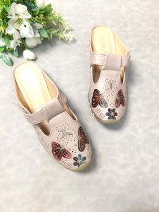 IVORY Sepatu Wanita Mules Bordir Import 321-2775