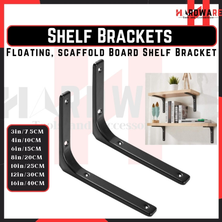 Shelf Bracket Black Floating Shelf Bracket Scaffold Board Shelf