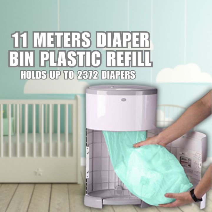 Diaper Bin Plastic Refill Diaper Pail Refill Bags Diaper Bucket Refill
