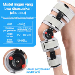 Lengkung fixasi tulang lutut/Penyangga stabilizer sendi lutut/penyangga sendi lutut/Ligamen / Osteoarthritis Knee Brace/dapat disesuaikan dengan tinggi berat dan berat badan pasien