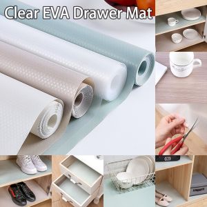 60cm x 500cm EVA Drawer Mat Clear Anti-Slip Waterproof Shelf Liner Cupboard Wardrobe Fridge Table Cover