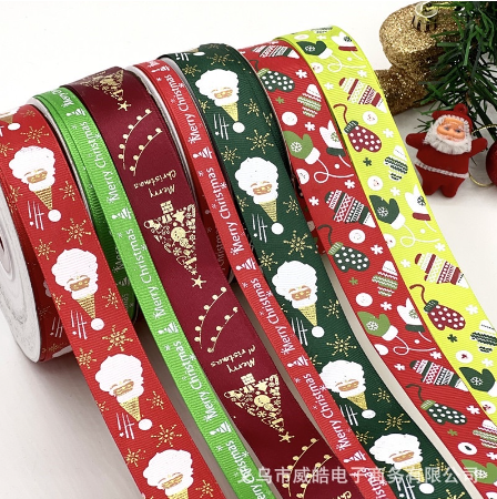 25 yards 2.5 cm Christmas Gift ribbon Wrapping merry christmas Gift ...