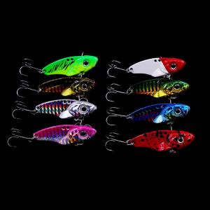 Fishing Spoon Lures Metal Spinner Spoon Blade for Bass VIB Crankbait Swimbait for Bass Long Casting Jigging Spoons