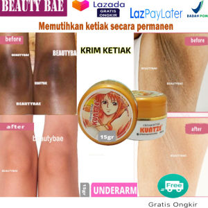 PEMUTIH KETIAK LIPATAN PAH HITAM SUPER PREMIUM 5X LEBIH CEPAT - PEMUTIH KETIAK LEHER AMPUH- PEMUTIH LIPATAN PAHA-PEMUTIH SELANGKANGAN-PEMUTIH AREA MISS V PEMUTIH LEBIH CEPAT CREAM KUNTZE BRIGHTENING PEMUTIH KETIAK DALAM 3 HARI ORIGINAL(COD)
