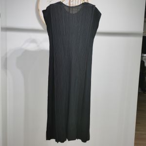 Miyake Pleated Wrinkled small fragrance casual fashion temperament commuter dress 8653