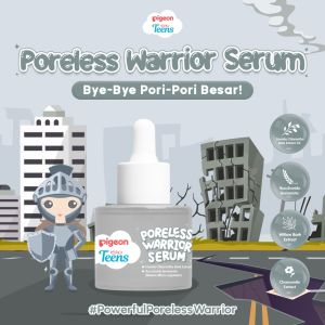 PIGEON TEENS Poreless Warrior Serum 20ml Skincare Remaja Kulit Berpori-pori Besar dan Berminyak