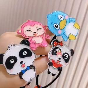 Ready Stok in Malaysia Wholesale Price Children Baby Bus Acrylic Clip /Hairband Mixed Row of 10