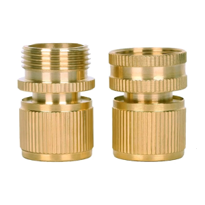 2 cái 3/4 "Brass Bộ Đấu nối nhanh kim loại vòi nước Adapter cho vòi hoa sen Ống vườn sân tưới nước