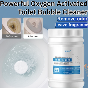 Powerful Oxygen Activated Toilet Bubble Cleaner Household Foam Cleaner Removes Odor Urine Scale Stubborn Stains