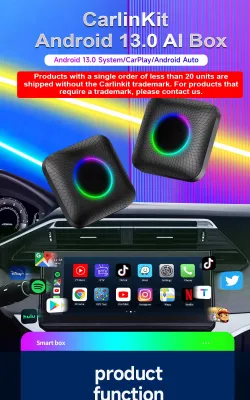 CarlinKit Androibox cho ô tô - Nâng cấp màn hình zin của xe thành màn hình Android. Dẫn đường cảnh báo giao thông và giải trí miễn phí.