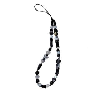 Women Girls Cellphone Pendant Mobilephone Hanging Cord Elegant Handmade Beaded Telephone Strap Fashion Accessory