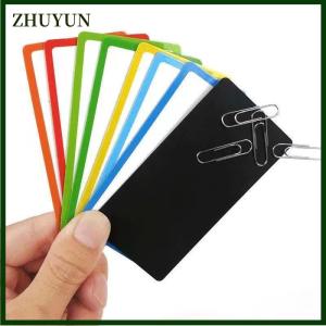 ZHUYUN 10 cái tag Board xóa được nhãn lau đánh dấu có thể ghi nam châm khô xóa việc vặt tủ lạnh tin nhắn bảng trắng từ nhãn dán