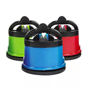 Tungsten Steel Knife Sharpener Mini Suction Cup Sharpening Stone Household Sharpener with Suction Cup