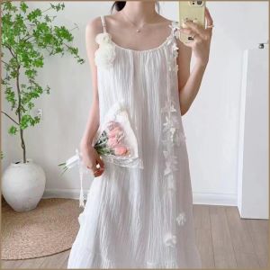 ชุด หลวม กระโปรงทรงเอ ลมอ่อนๆ สบายใจและมั่นใจ ย้อนยุค อ่อนนุ่ม โรแมนติ ก ารกลับมาพบกันอีกครั้ง