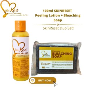 SkinReset Duo Set - 100ml Peeling Lotion & SkinReset Face&Body Soap