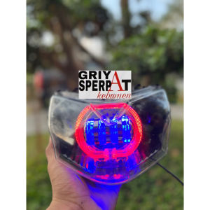 Lampu Depan Reflektor Headlamp New Shogun 125 Nr Sp 2007 2008 2009 2010 biled billed projie