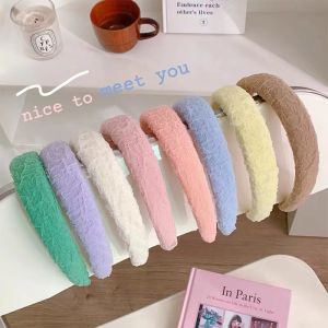EMS Fashion cute Candy Color Headband Face Washing Powder Hairpin Versatile Go Out Hair accessories