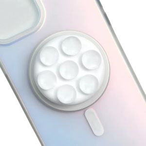 NOONOR Round Suction Cup Phone Holder Two-sided Suction Silicone Suction Pad Phone Stand Pocket Socket Cellphone Grip Stand Smartphone Accessory