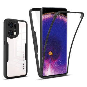 Dành Cho OPPO Find X5 Pro 5G Realme V5/Realme 7 5G Realme 9 Pro Plus Realme 9i/A36/A76 C30/C33/C30S C21S Reno7 5G Find X5 Lite Vỏ Điện Thoại ốp Lưng 360 Gồ Ghề Hai Lớp Nhựa TPU Trong Suốt ° Với Ốp Viền Silicon