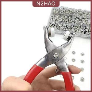 N2HAO Bộ snap ốc vít kit công cụ kim loại Snap Nút nhẫn với Fastener Kìm Báo Chí công cụ Kit cho quần áo may
