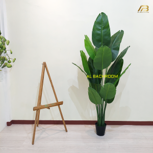 1 PAKET TANAMAN PISANG DAUN LATEX 170 CM DAN POT RB6079 TANAMAN ARTIFICIAL DEKORASI RUMAH