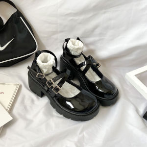 NIKIDAES JK /Lolita Mary Janes Ladies Shoes Girls Shoes School Shoes Doll Shoes For Women Ballet Flat Shoes For Women On Sales#301