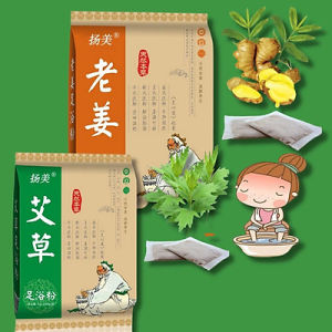 Gói ngâm chân 100 túi nhỏ - Gừng - Ngải - SPA - TMV